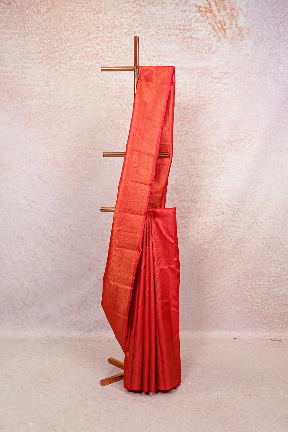 Chilly Red Color Kancheepuram Silk Saree