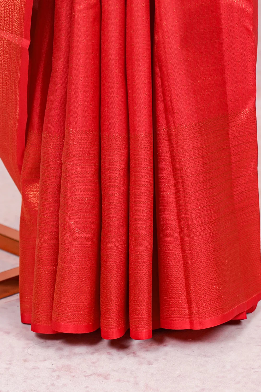 Chilly Red Color Kancheepuram Silk Saree