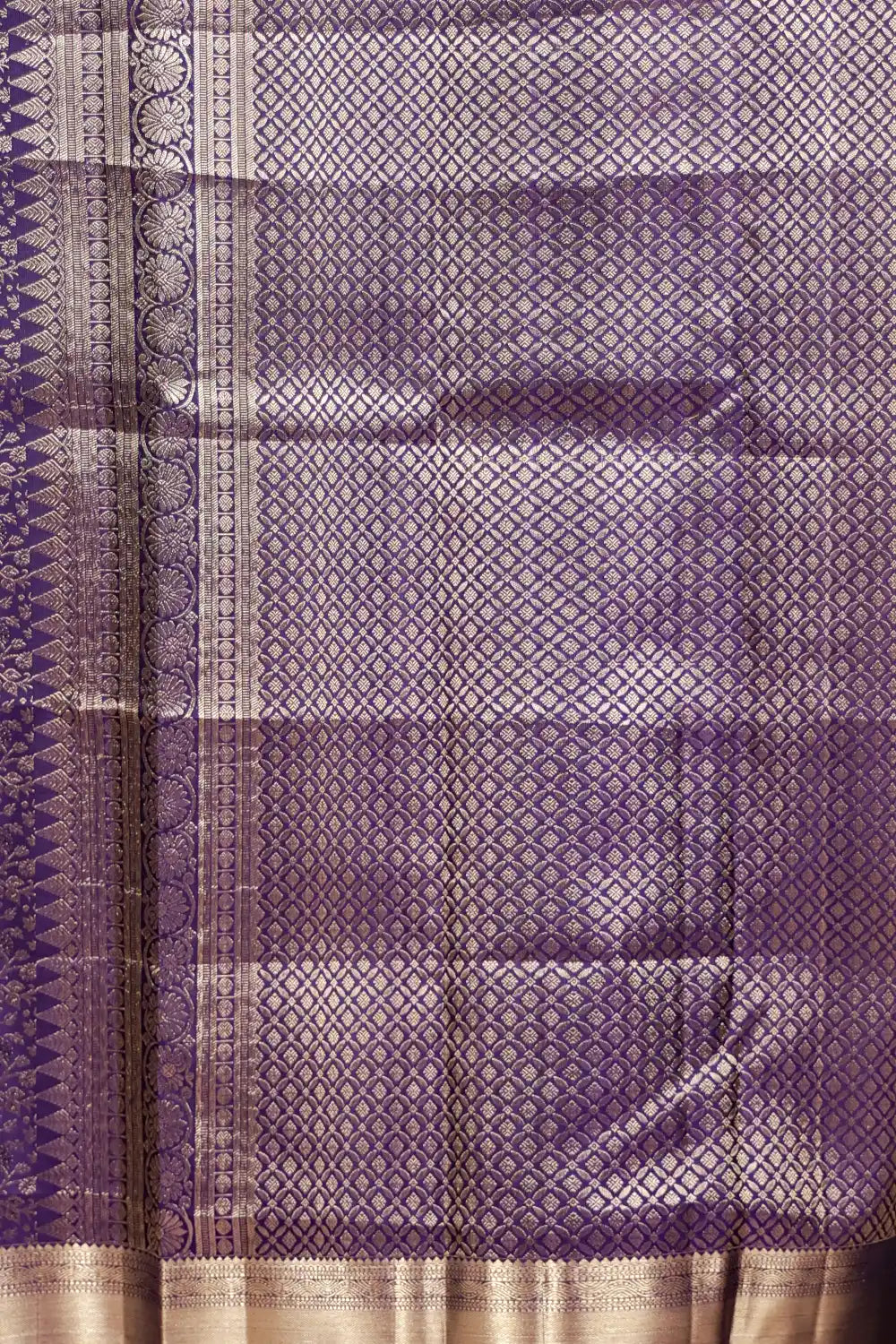 Dark Blue Kancheepuram Silk Saree