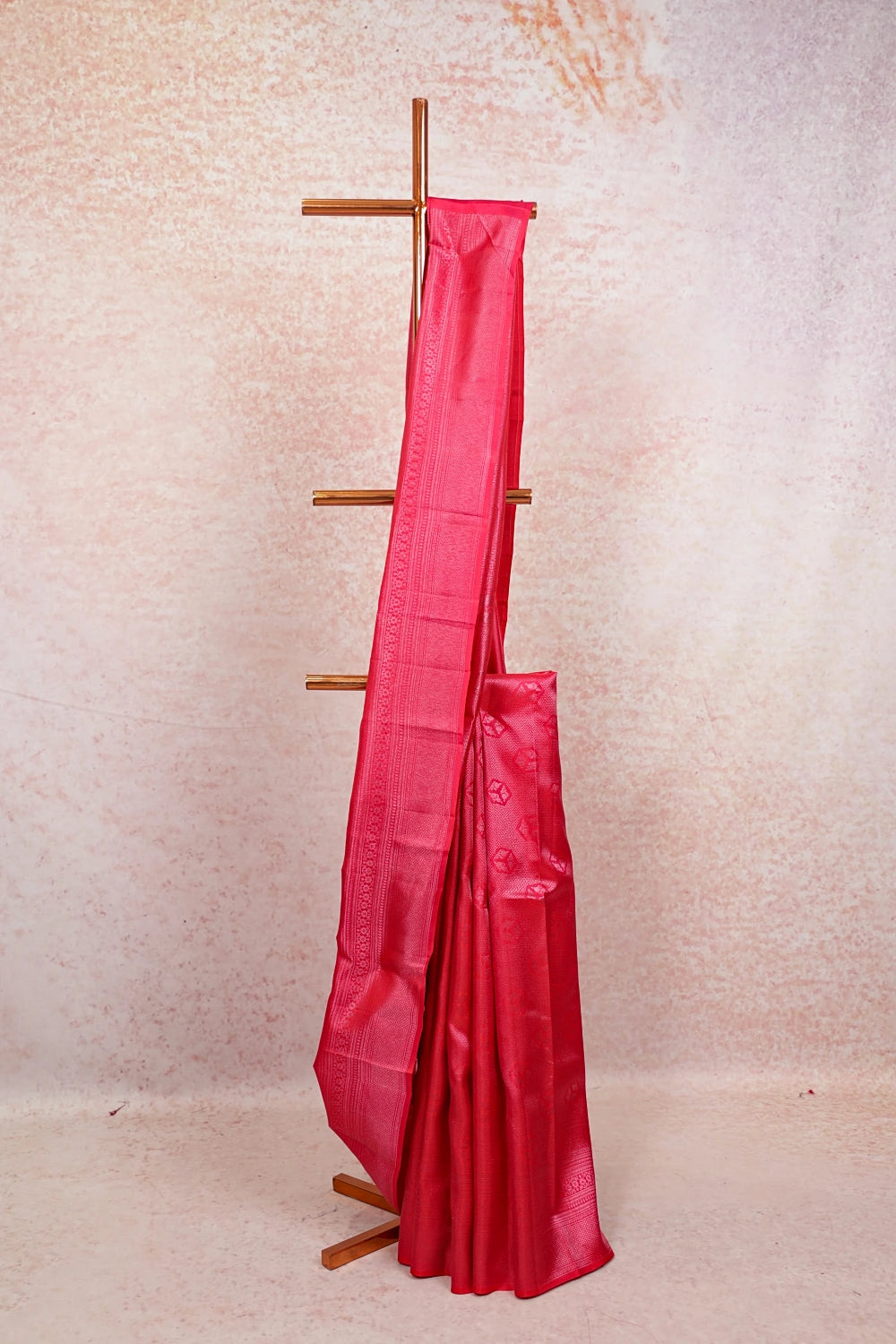 Red Rose Kancheepuram Silk Saree
