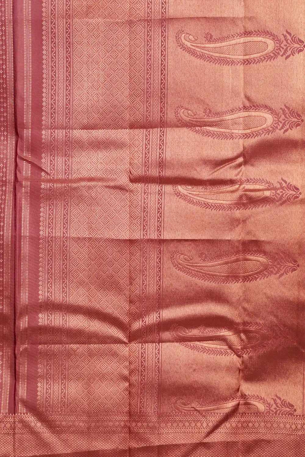 Light Chocolate Kancheepuram Saree