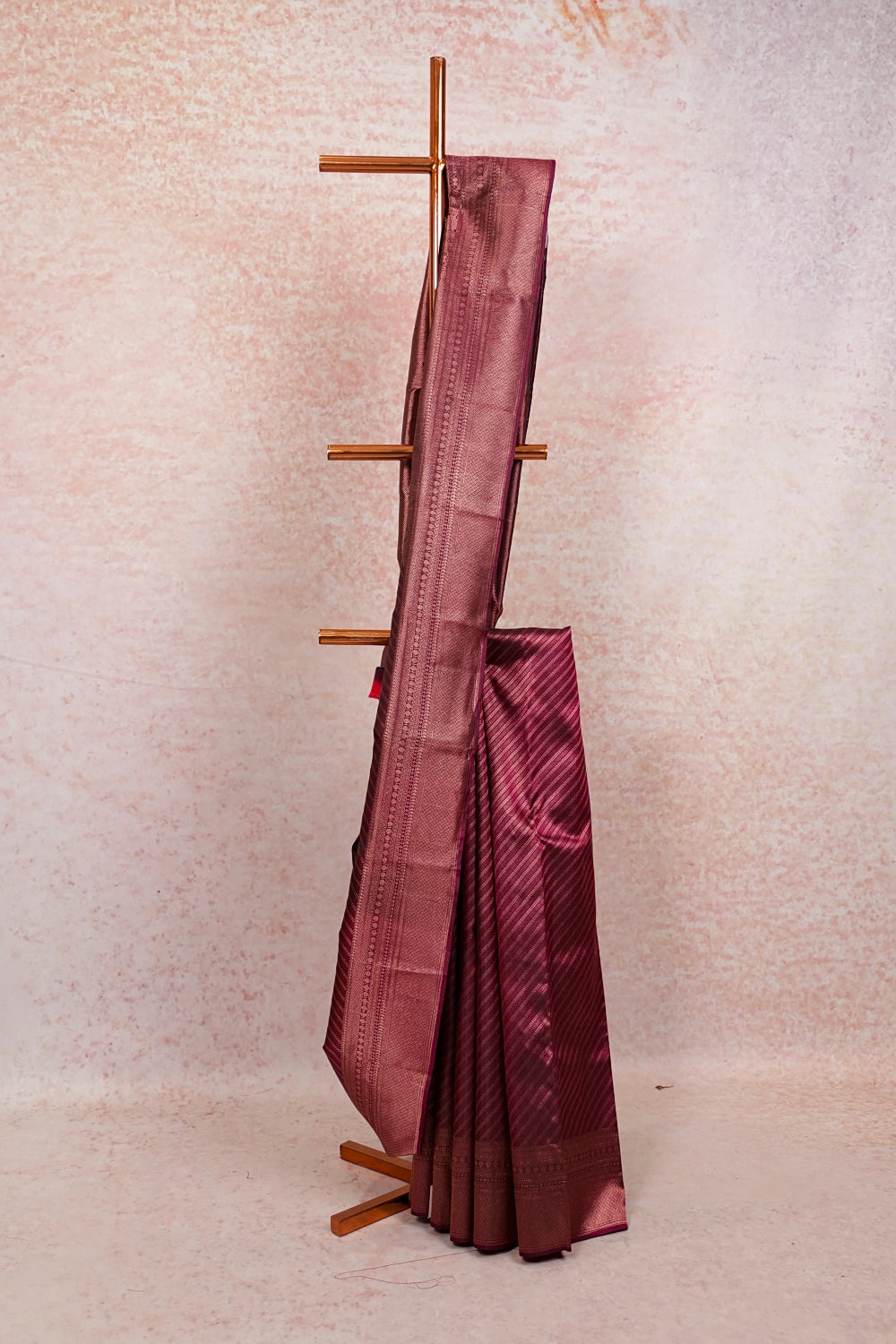 Grape Wine Kancheepuram Silk Saree