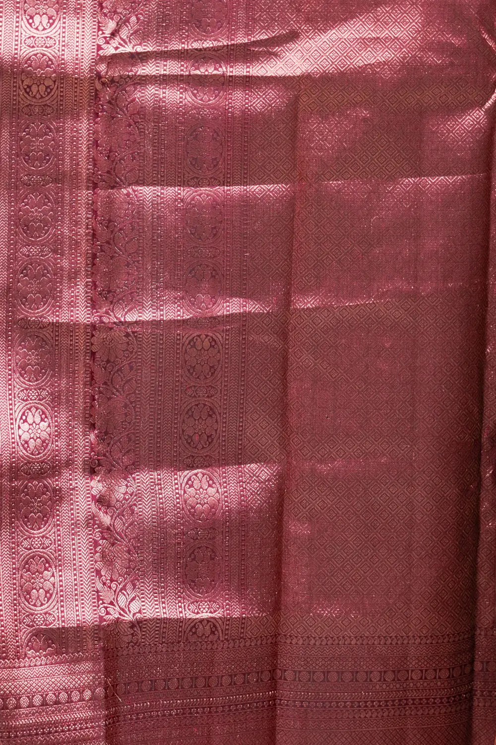 Grape Wine Kancheepuram Silk Saree
