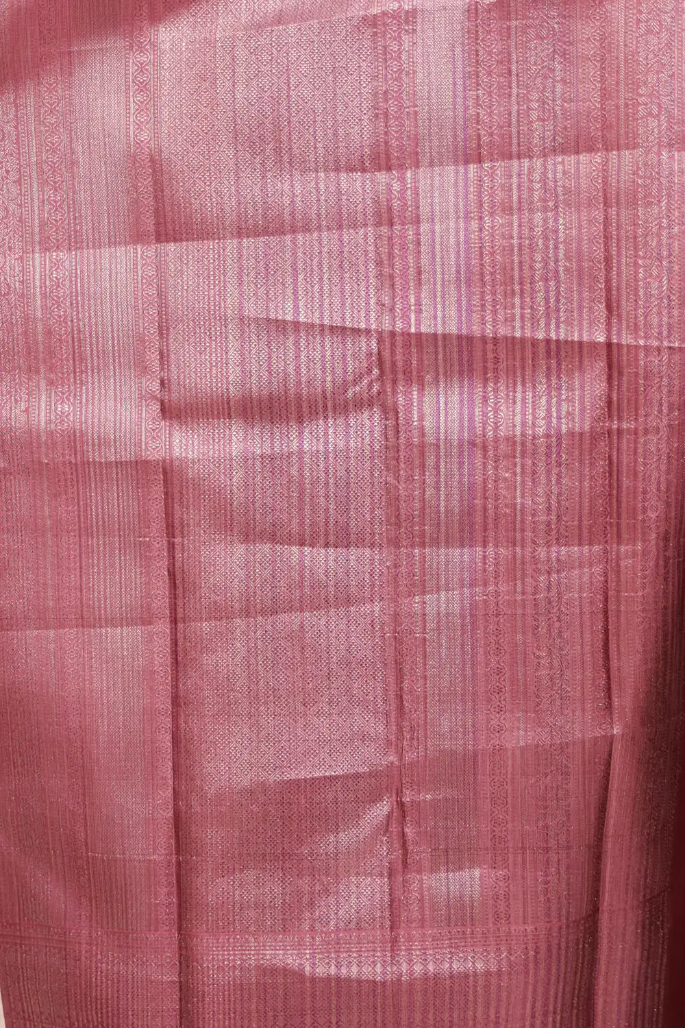 Onion Color Kancheepuram Silk Saree