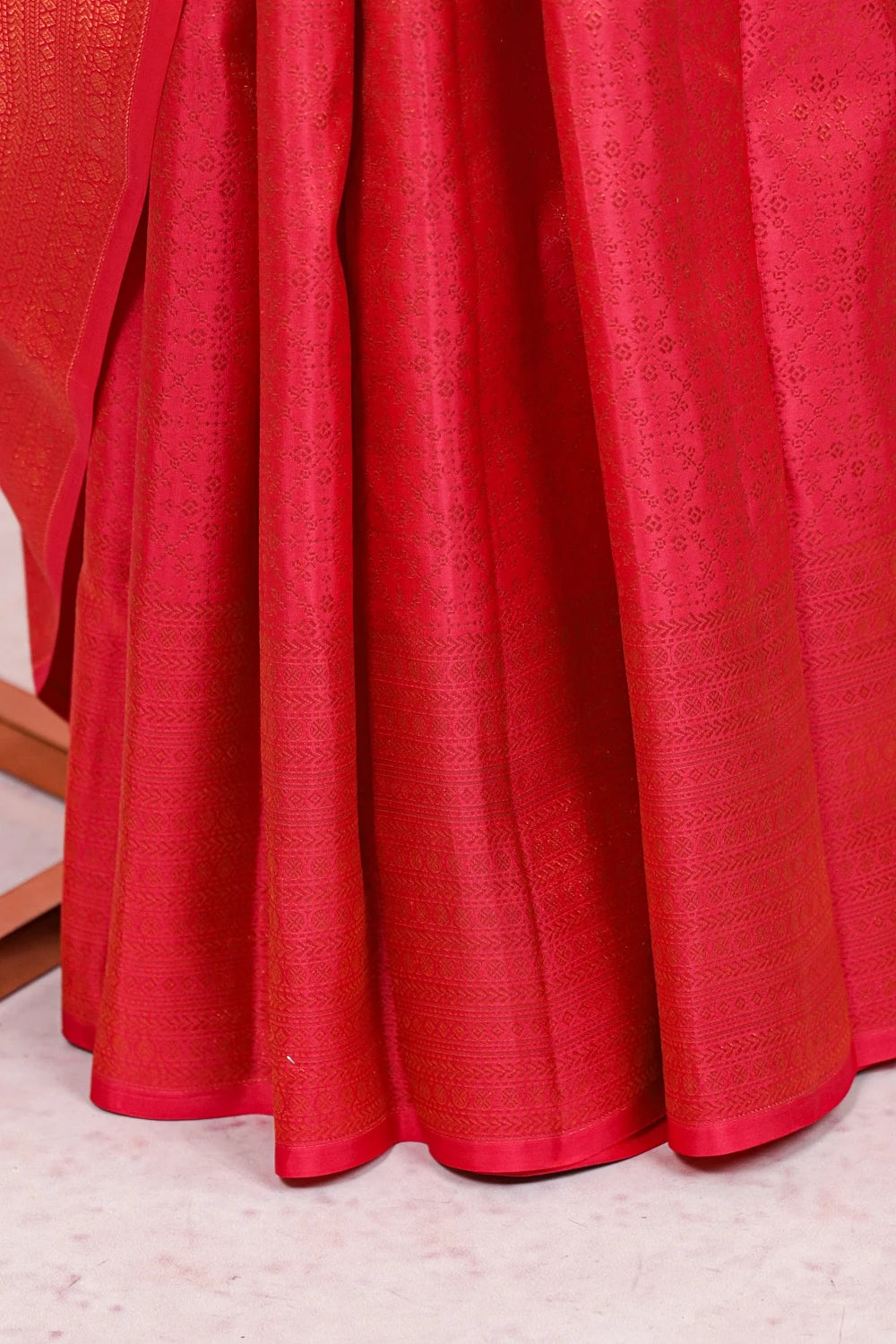 Red Kancheepuram Silk Saree