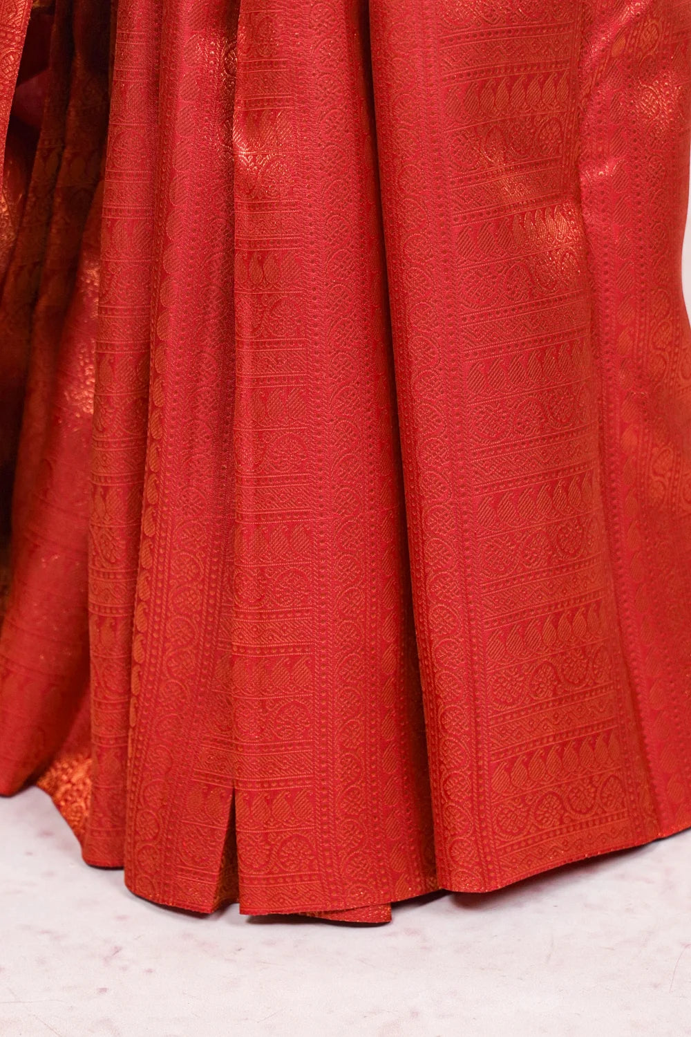 Maroon Kancheepuram Silk Saree