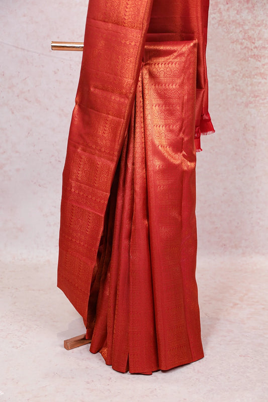 Maroon Kancheepuram Silk Saree - Seematti
