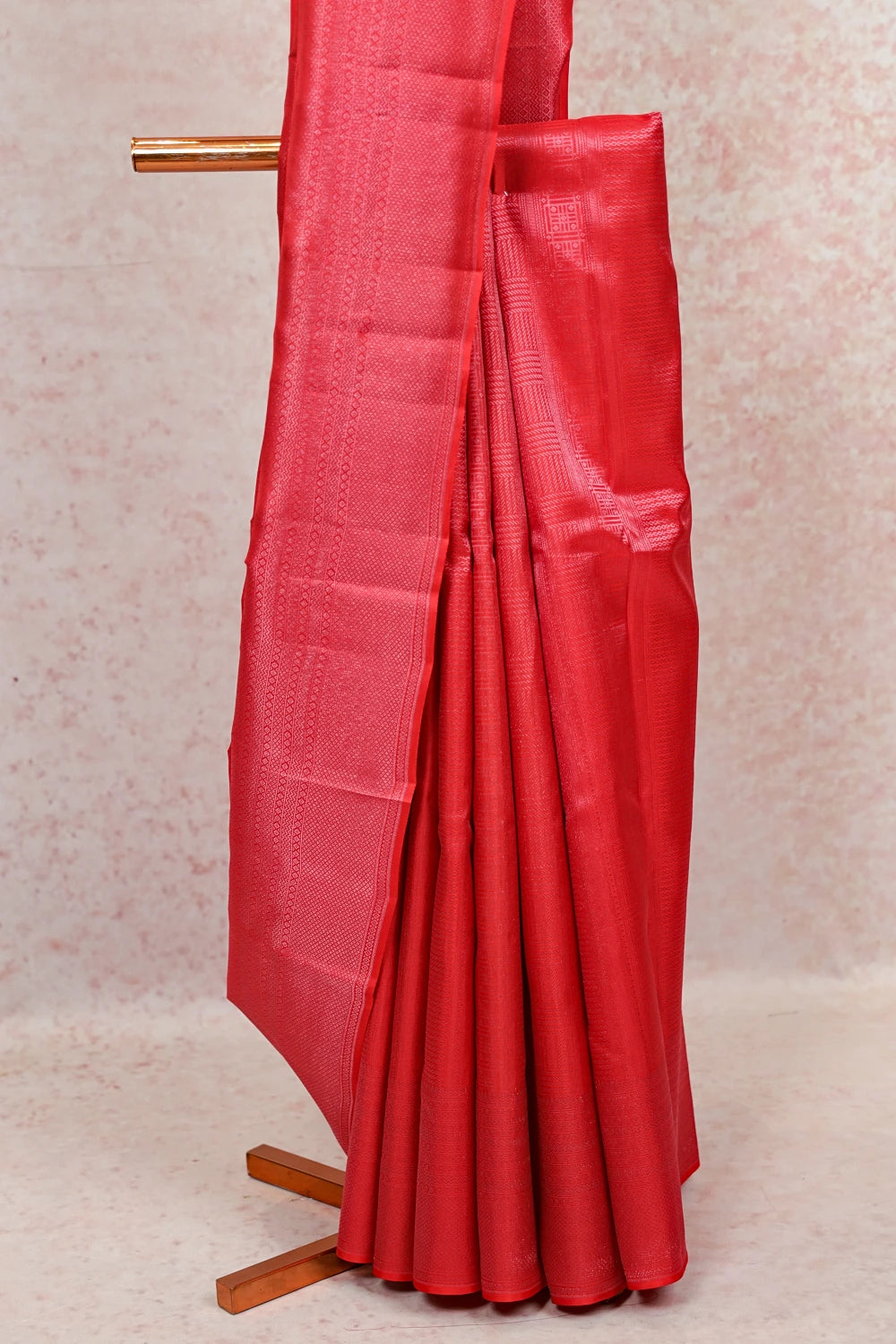 Red Rose Kancheepuram Silk Saree