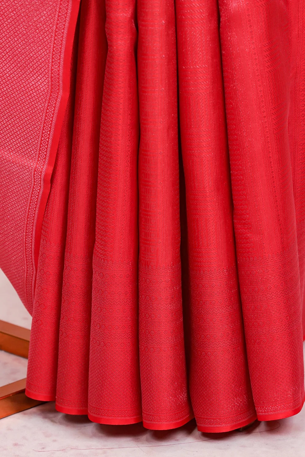 Red Rose Kancheepuram Silk Saree