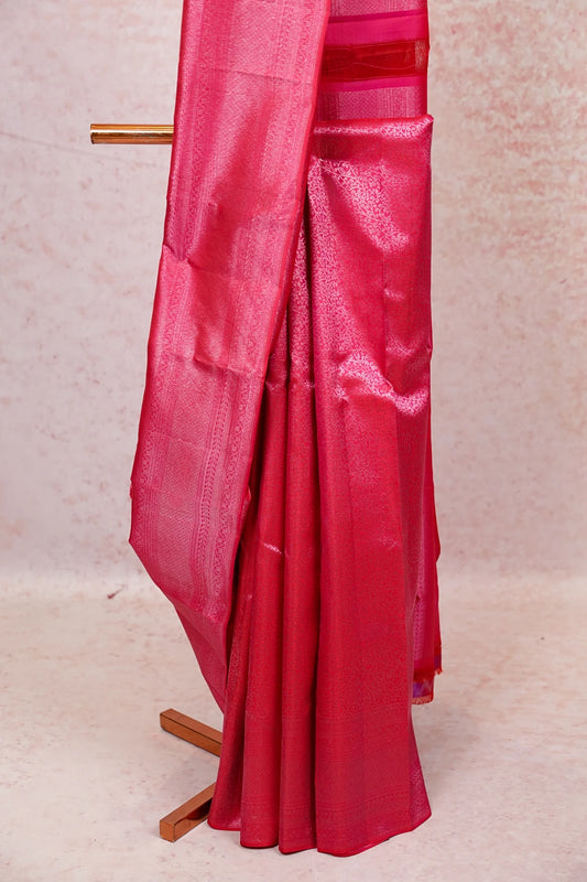Rani Pink Kancheepuram Silk Saree - Seematti