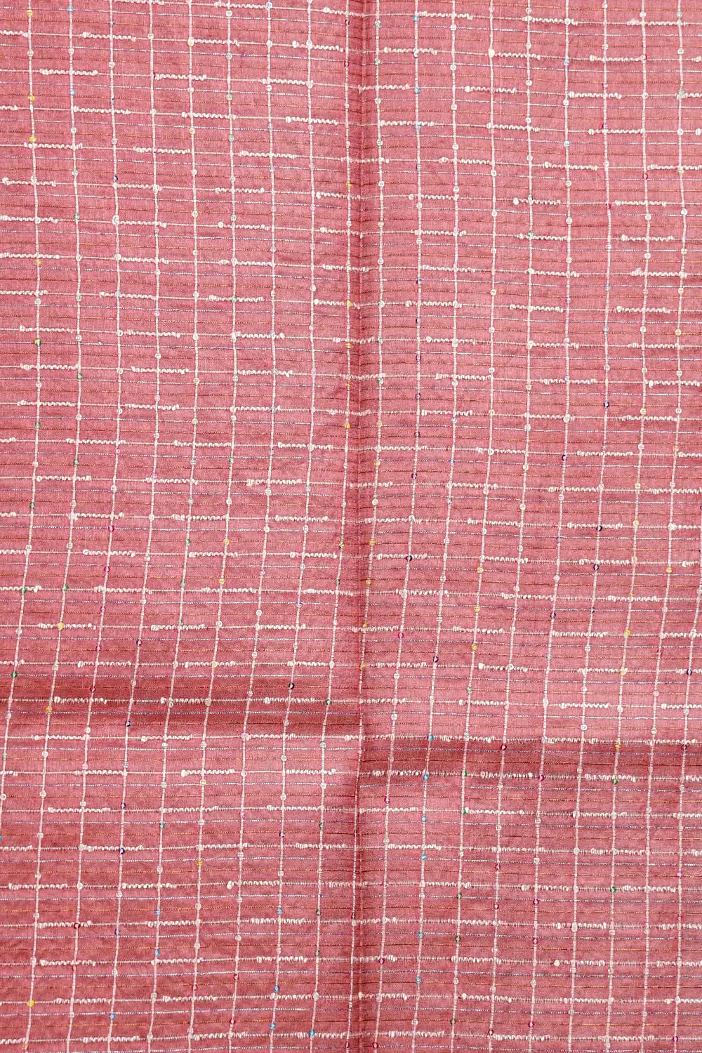 Onion Color Tussar Silk Saree - Seematti