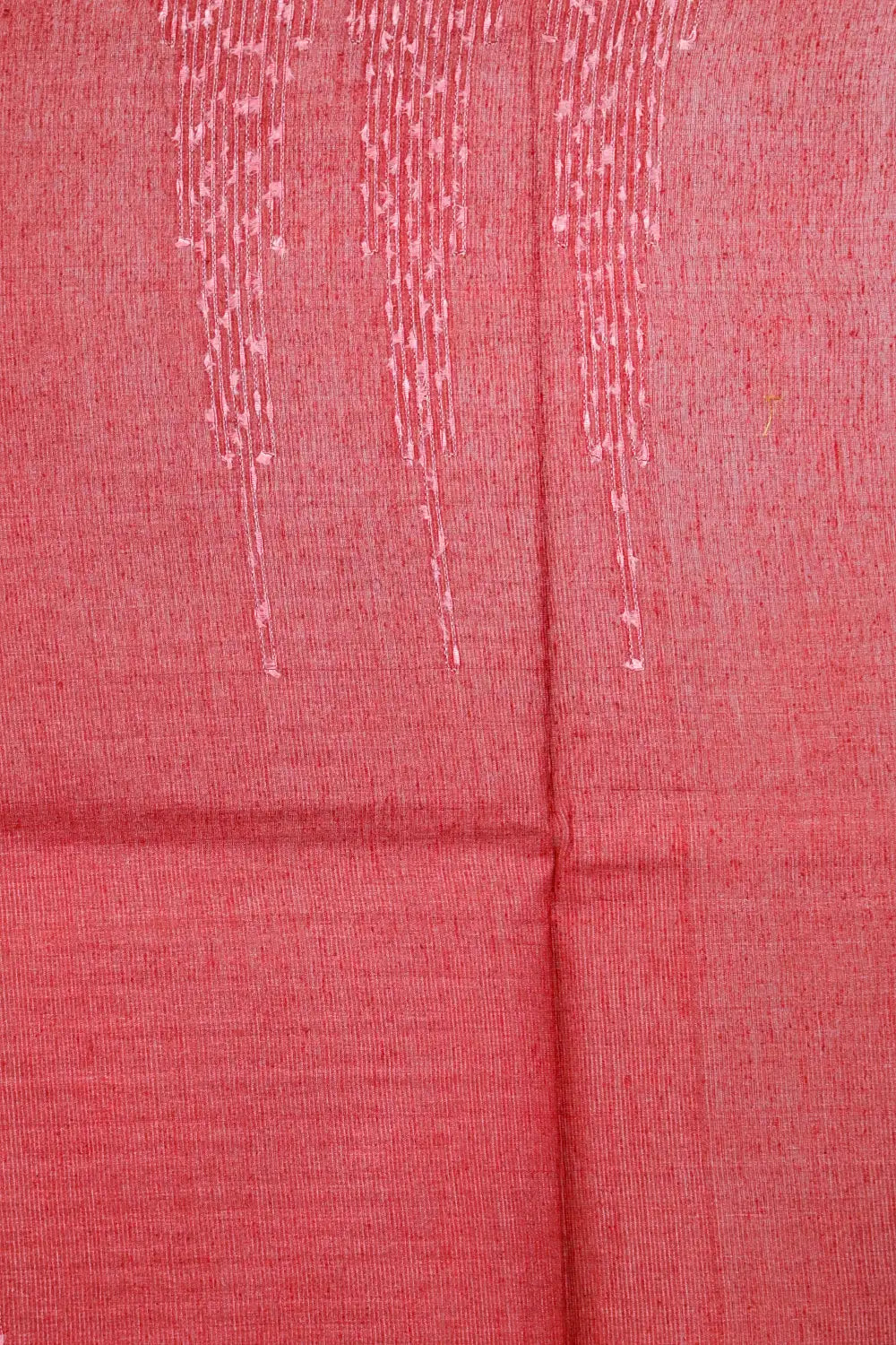 Maroon Tussar Silk Saree