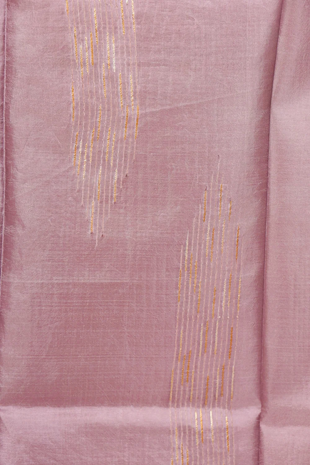 Dusty Lavender Tussar Silk Saree