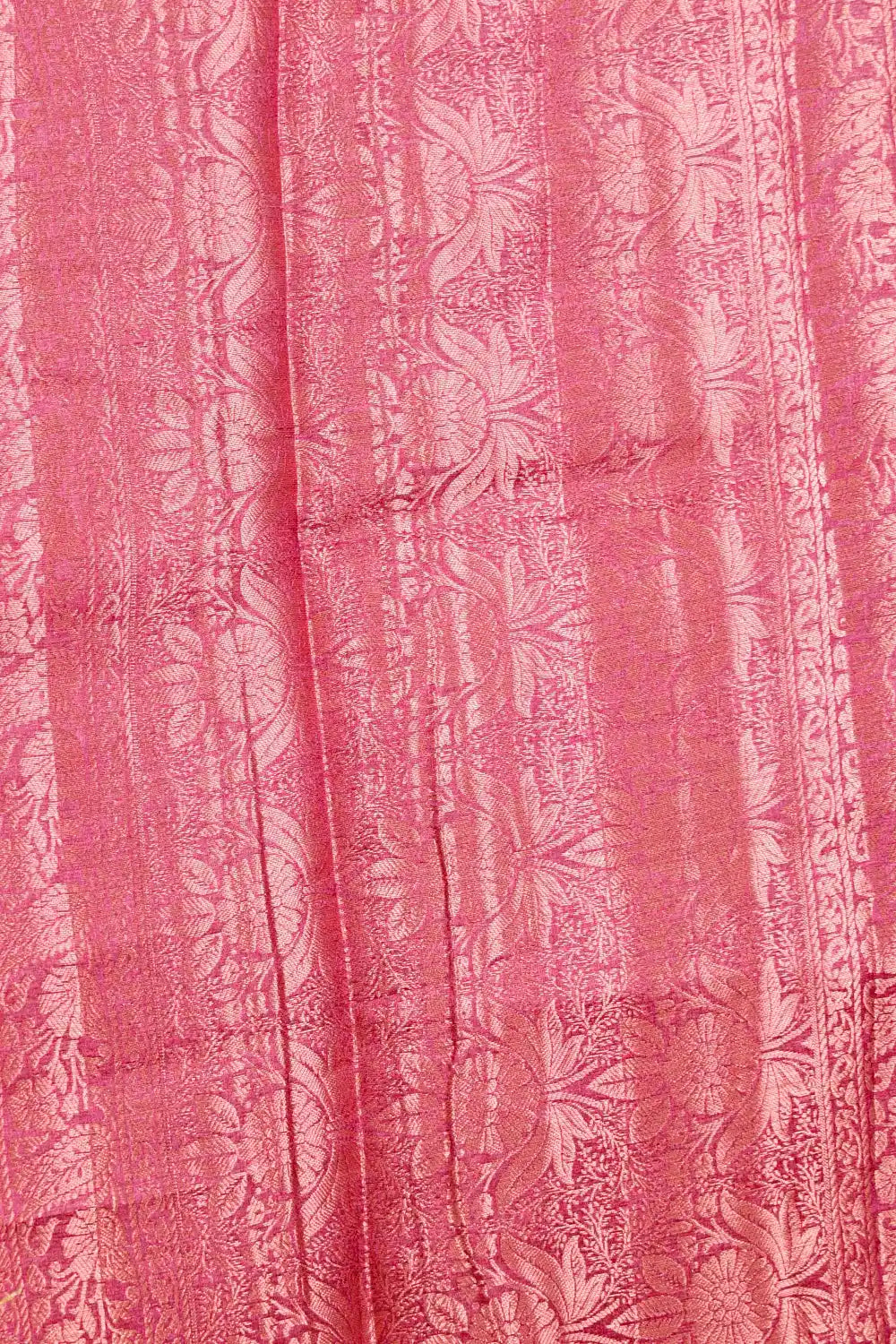 Maroon Tussar Silk Saree