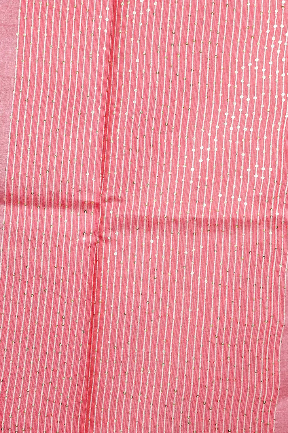 Tussar silk saree fabric texture, self-tone woven lines