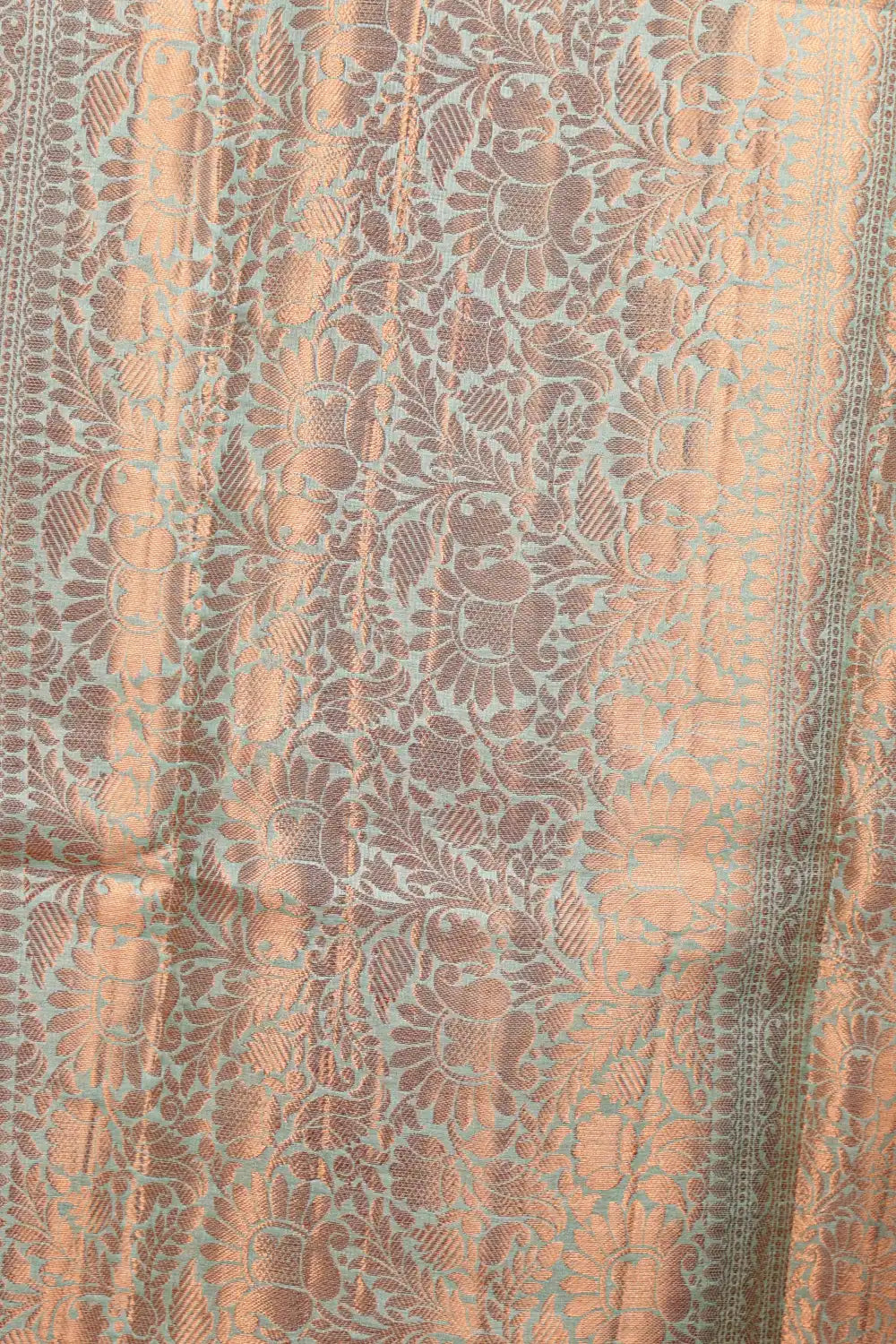 Cream Tussar Silk Saree - Seematti