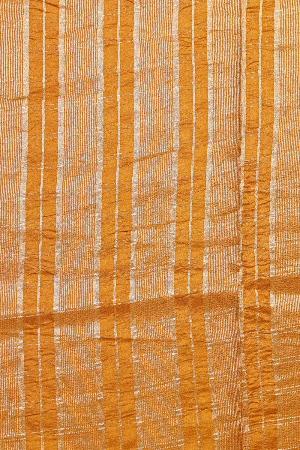 Cream Semi Banarasi Saree