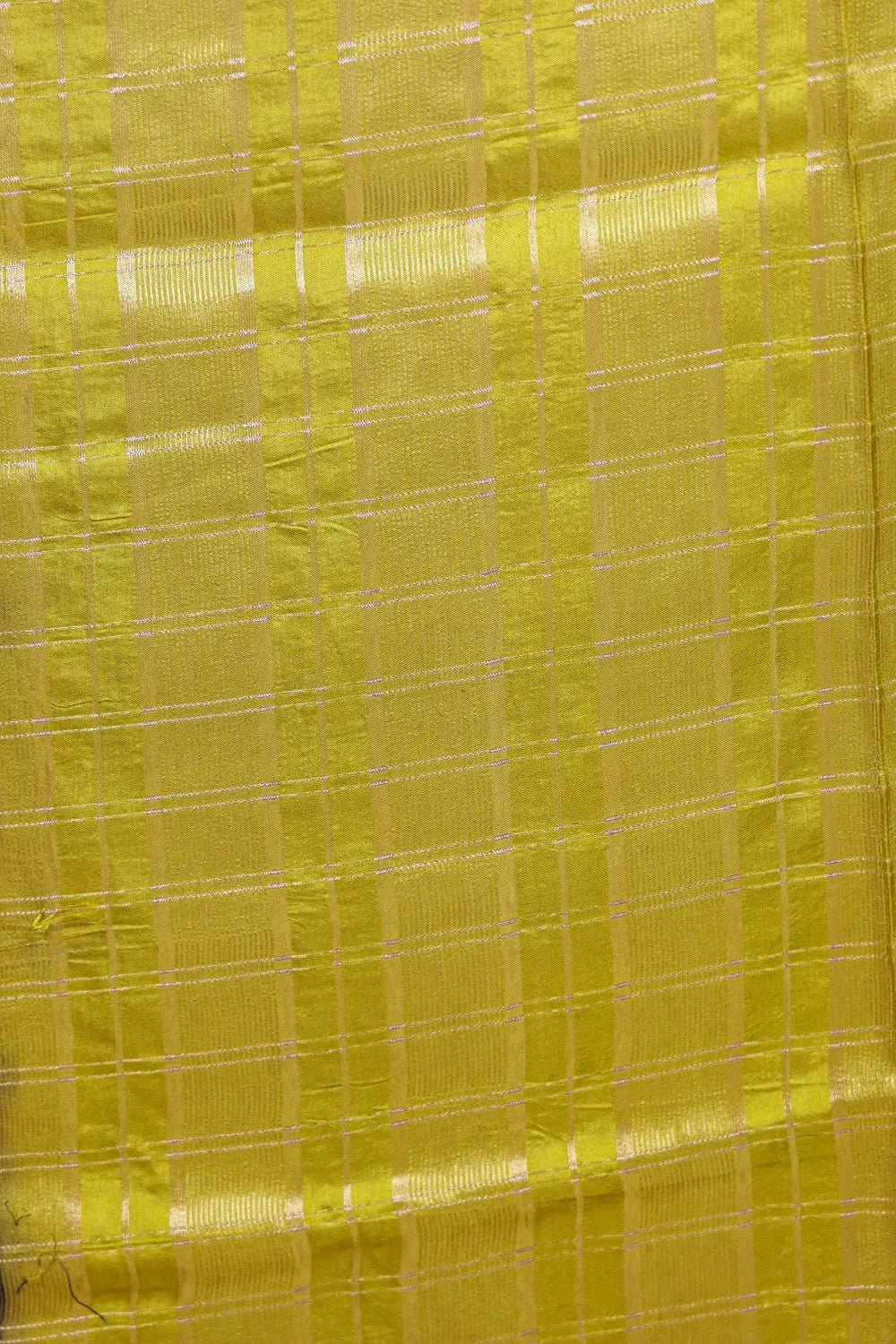 Binni silk saree fabric texture, checked weave detail
