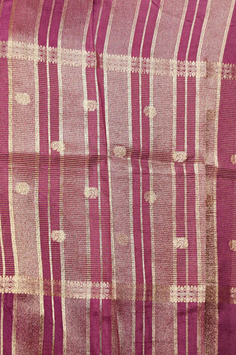 Yellow Banarasi Silk Saree