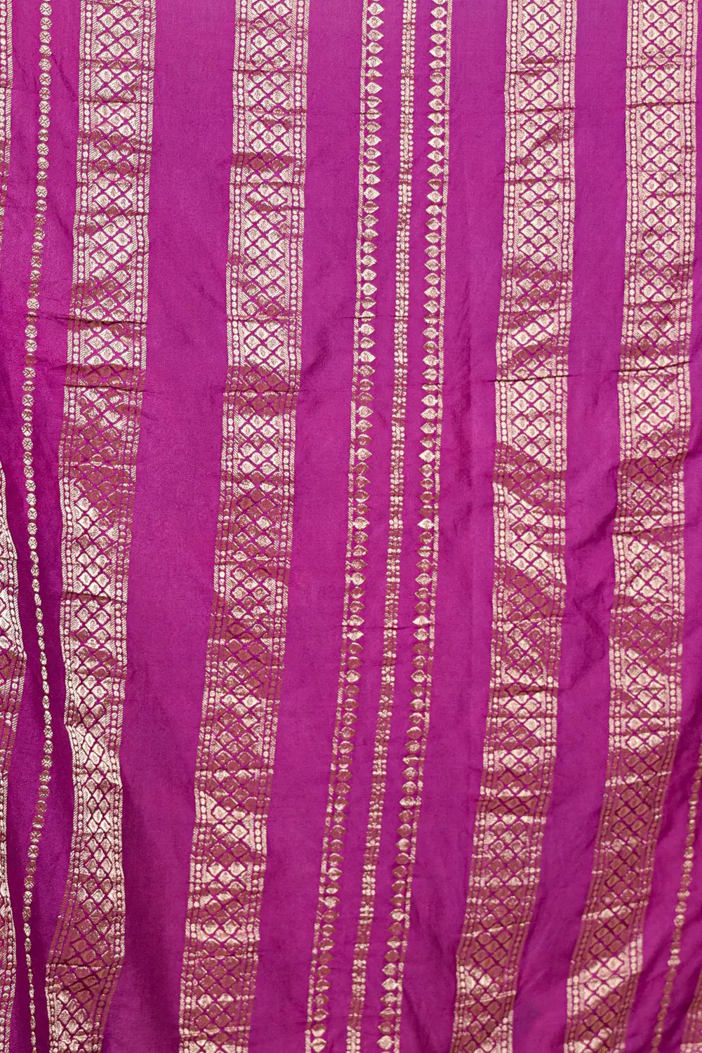 Violet Semi Banarasi Saree