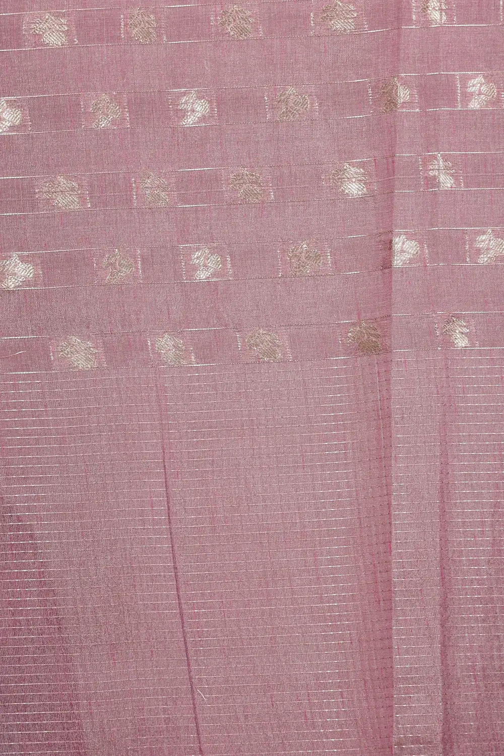 Lavender Semi Silk Saree