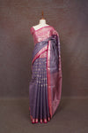 Lavender Semi Silk Saree