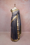 Blue Semi Tissue Saree