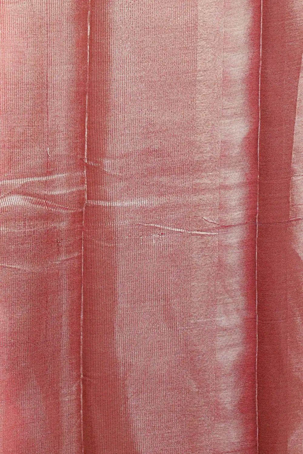 Rose Pink Semi Tissue Saree