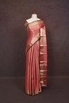 Rose Pink Semi Tissue Saree