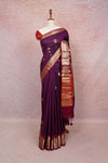 Grape Wine Art Silk Saree