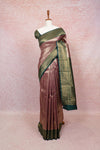 Wine Semi Silk Saree