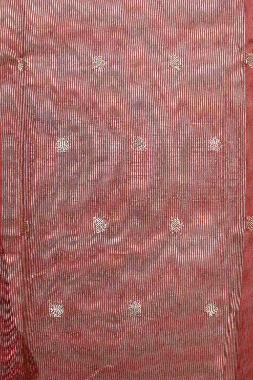 Cotton silk saree fabric texture, woven butta motif detail