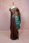 Navy Blue Semi Silk Saree