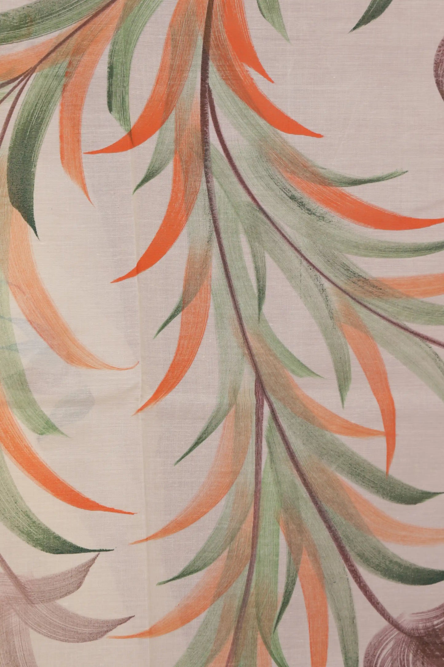 Off White Cotton Kerala Saree