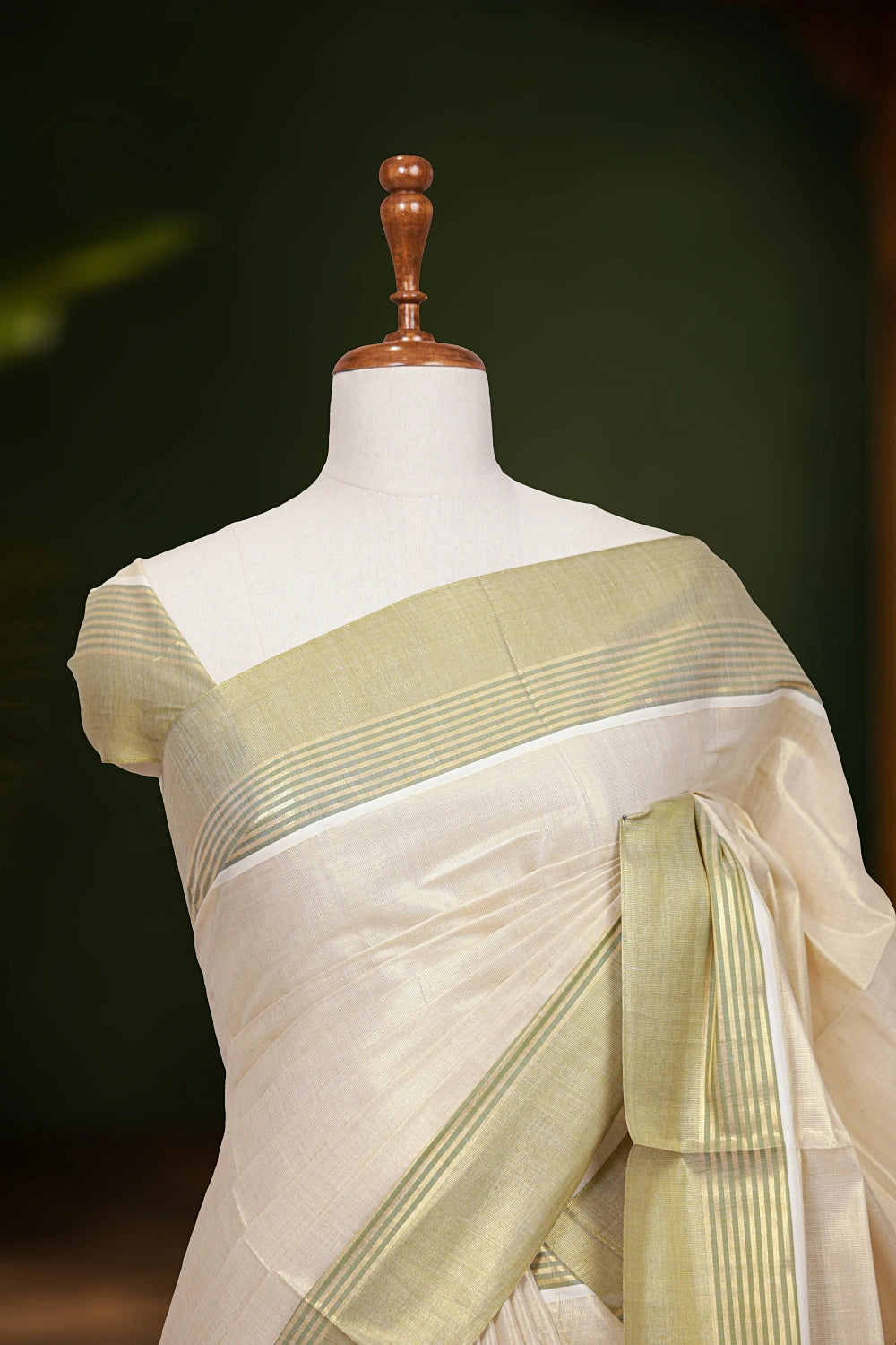 Golden Tissue Kerala Saree