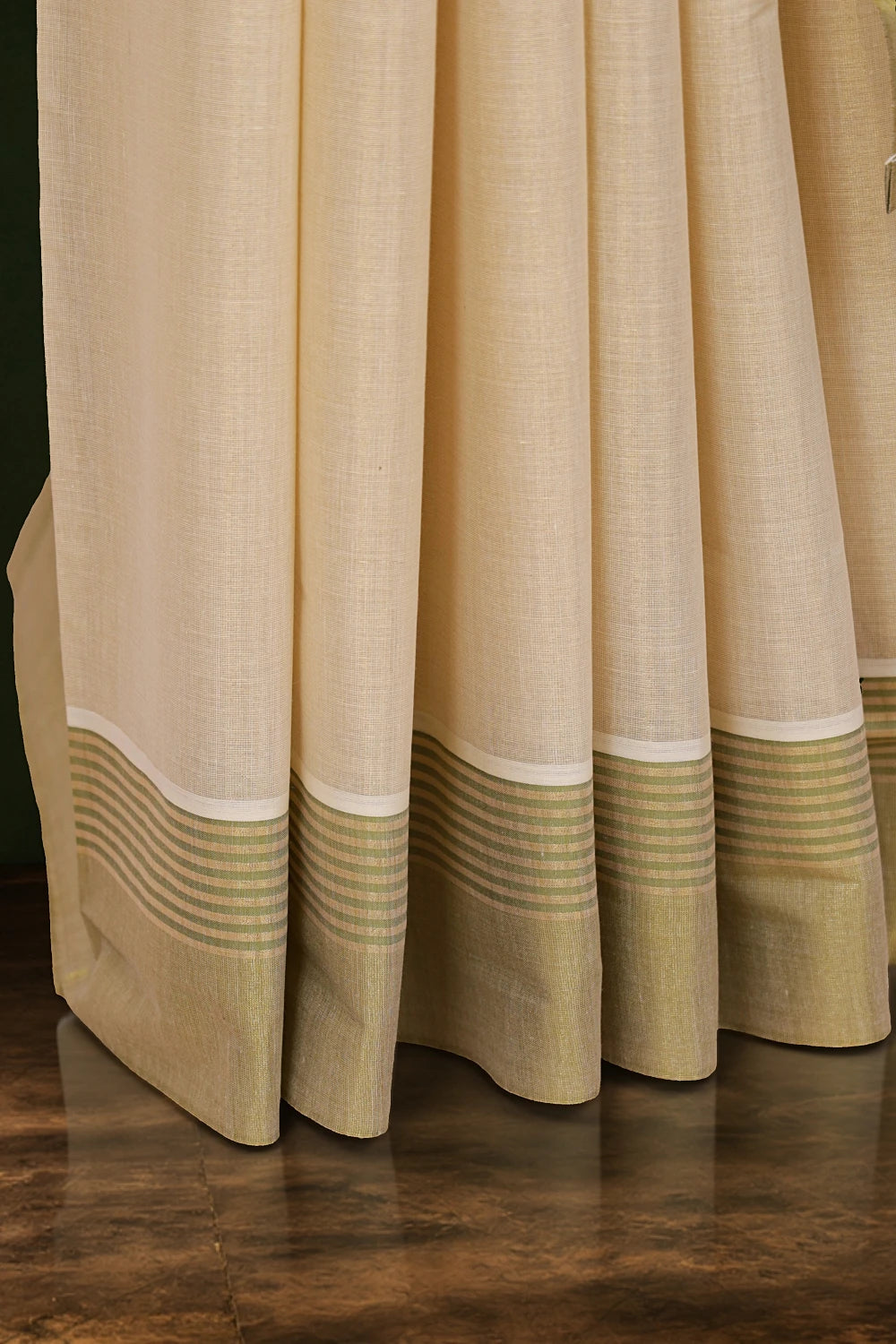Golden Tissue Kerala Saree