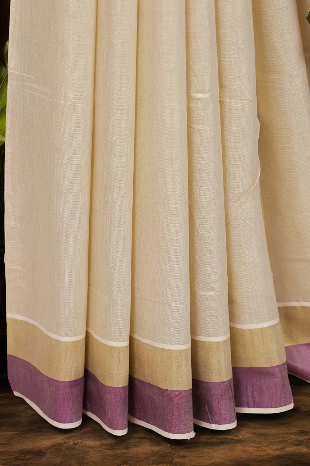Golden Tissue Kerala saree