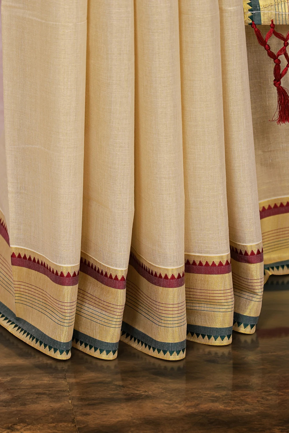 Golden Tissue Kerala Saree