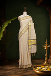 Golden Tissue Kerala Saree - Seematti