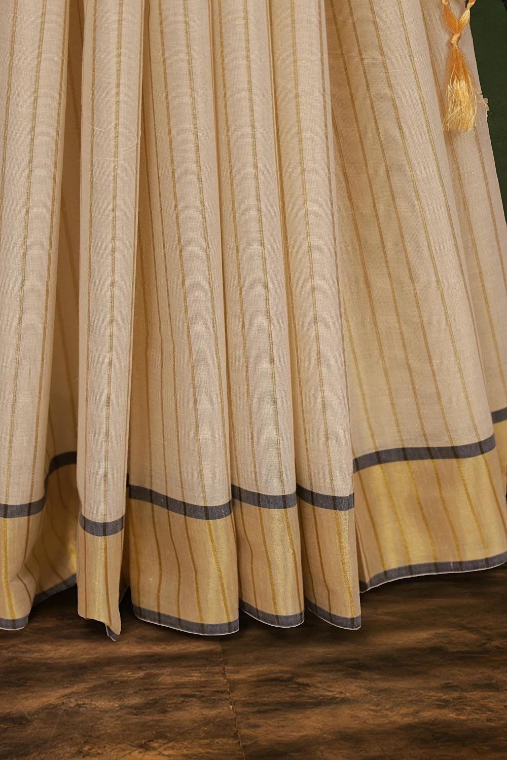 Golden Tissue Kerala Saree