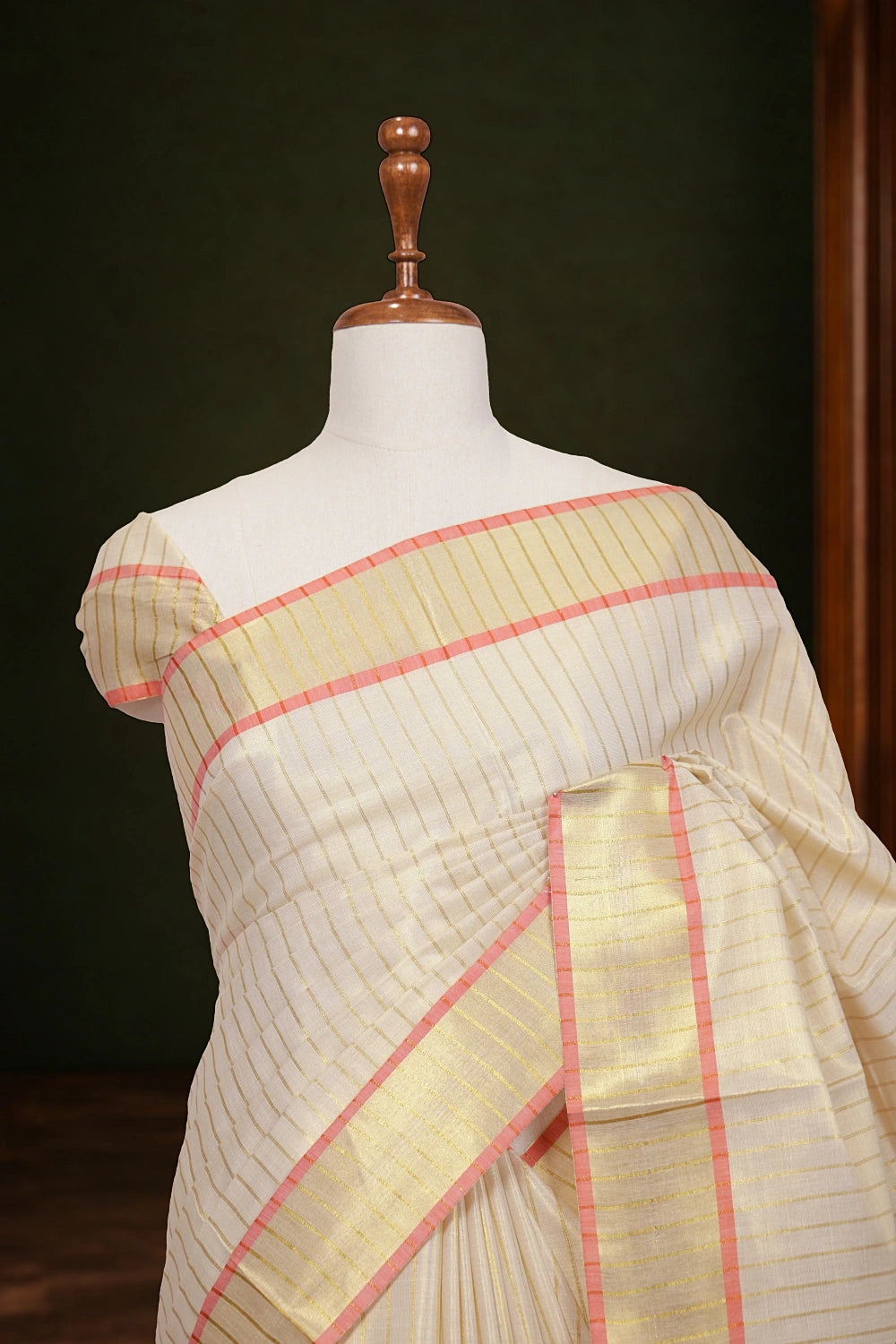 Golden Tissue Kerala Saree
