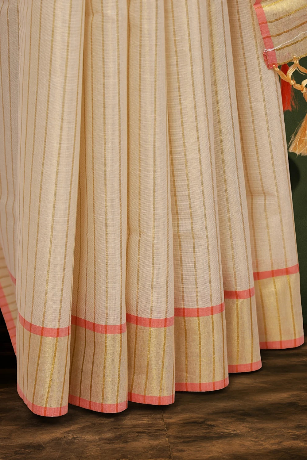 Golden Tissue Kerala Saree