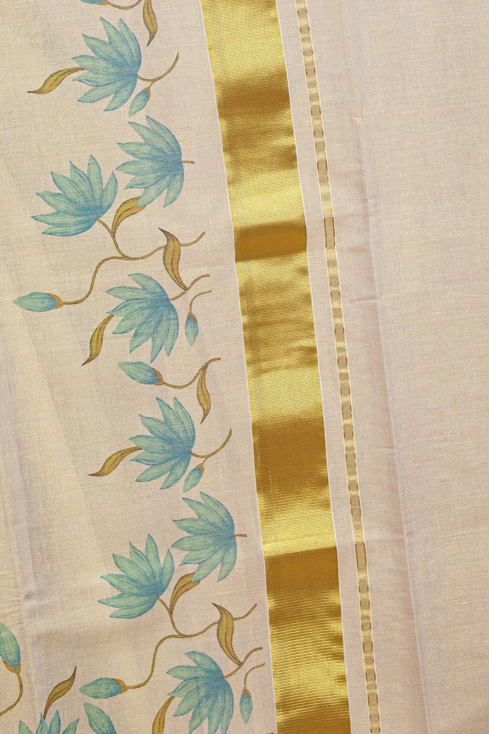Golden Tissue Kerala Saree