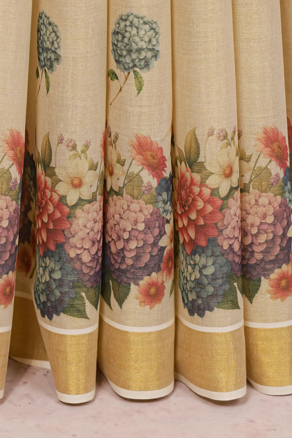 Golden Tissue Kerala Saree