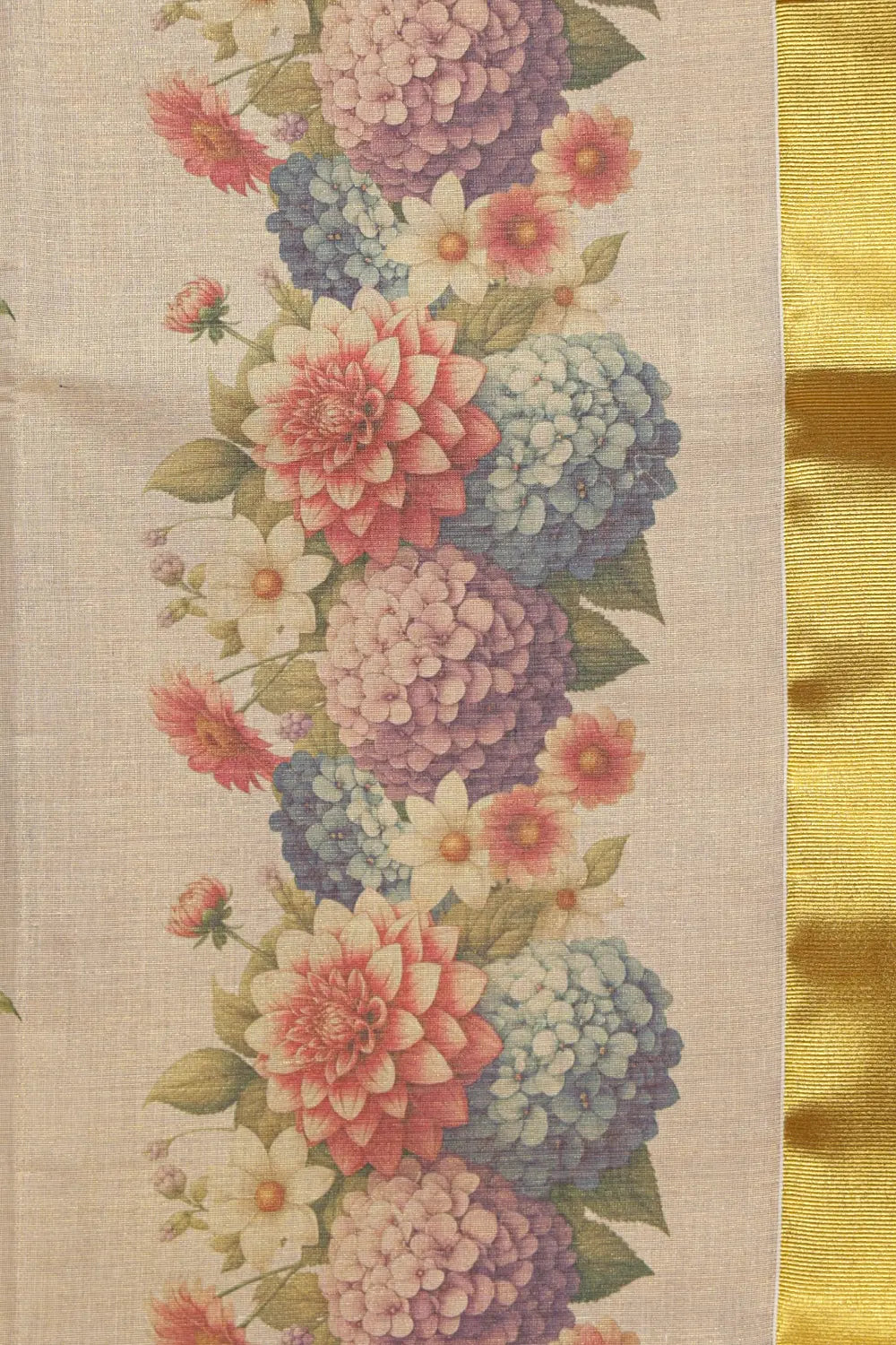 Golden Tissue Kerala Saree