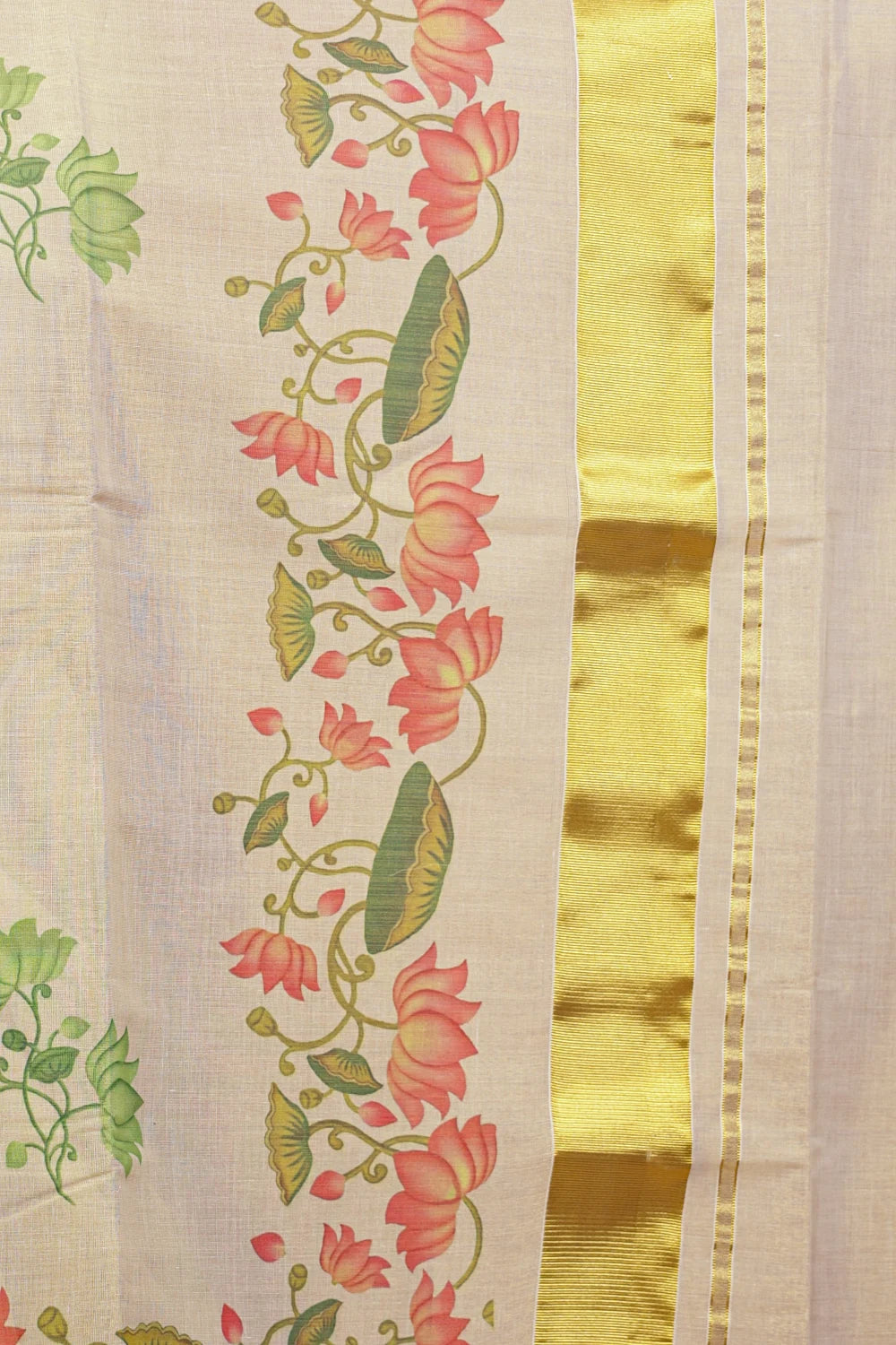 Golden Tissue Kerala Saree