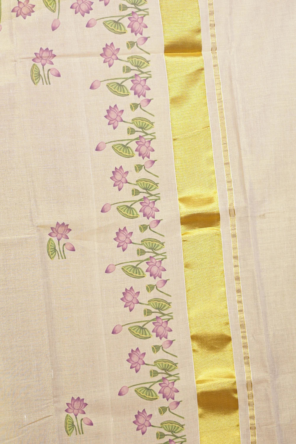 Golden Tissue Kerala Saree