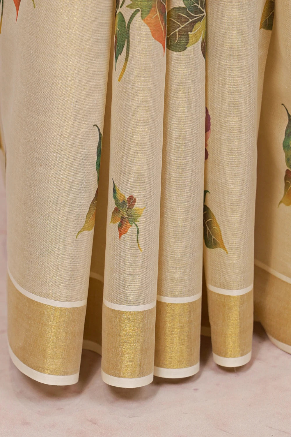 Golden Tissue Kerala Saree