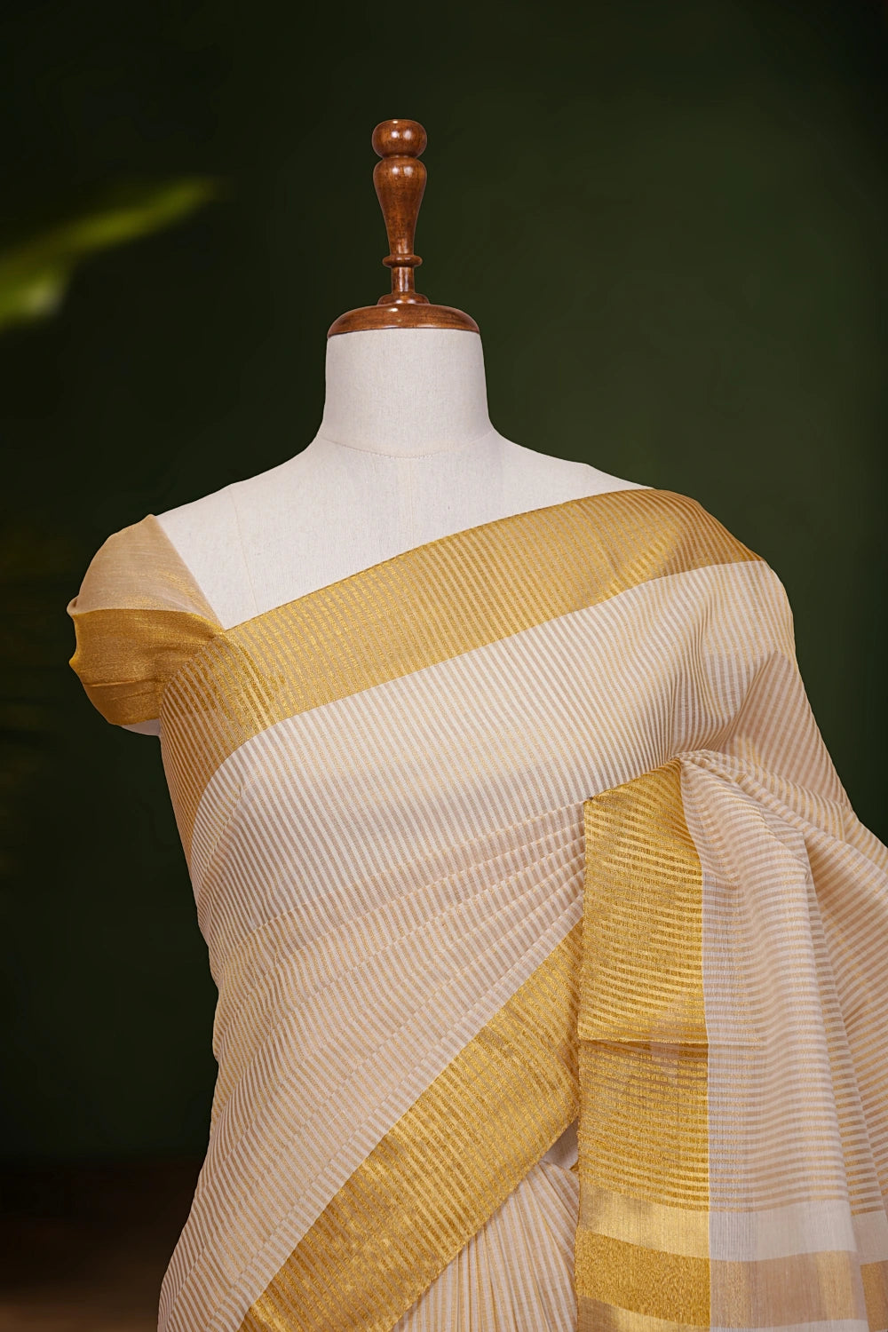 Golden Tissue Kerala Saree