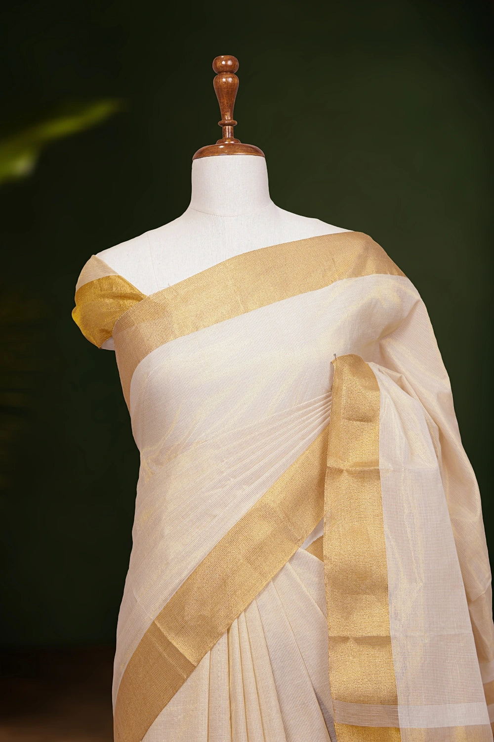 Golden Tissue Kerala Saree